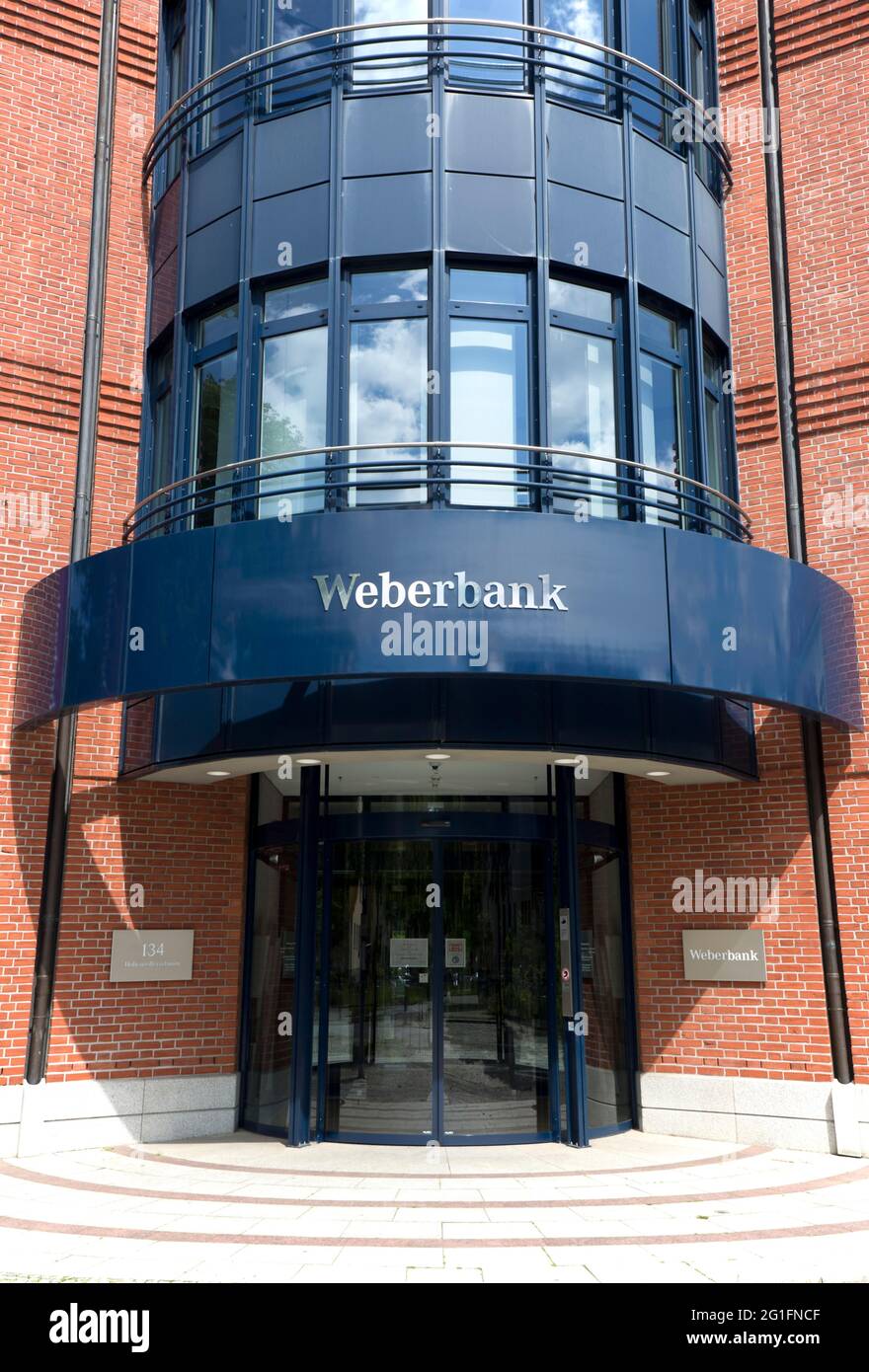 Weberbank, Privatbank in Berlin, Hohenzollerndamm, Berlin, Deutschland Stockfoto