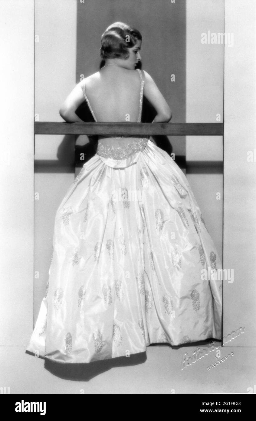 JOAN BENNETT 1931 professionelles Kameraporträt aus dem Studio von PRESTON DUNCAN im 2623 Canyon Drive Hollywood Stockfoto