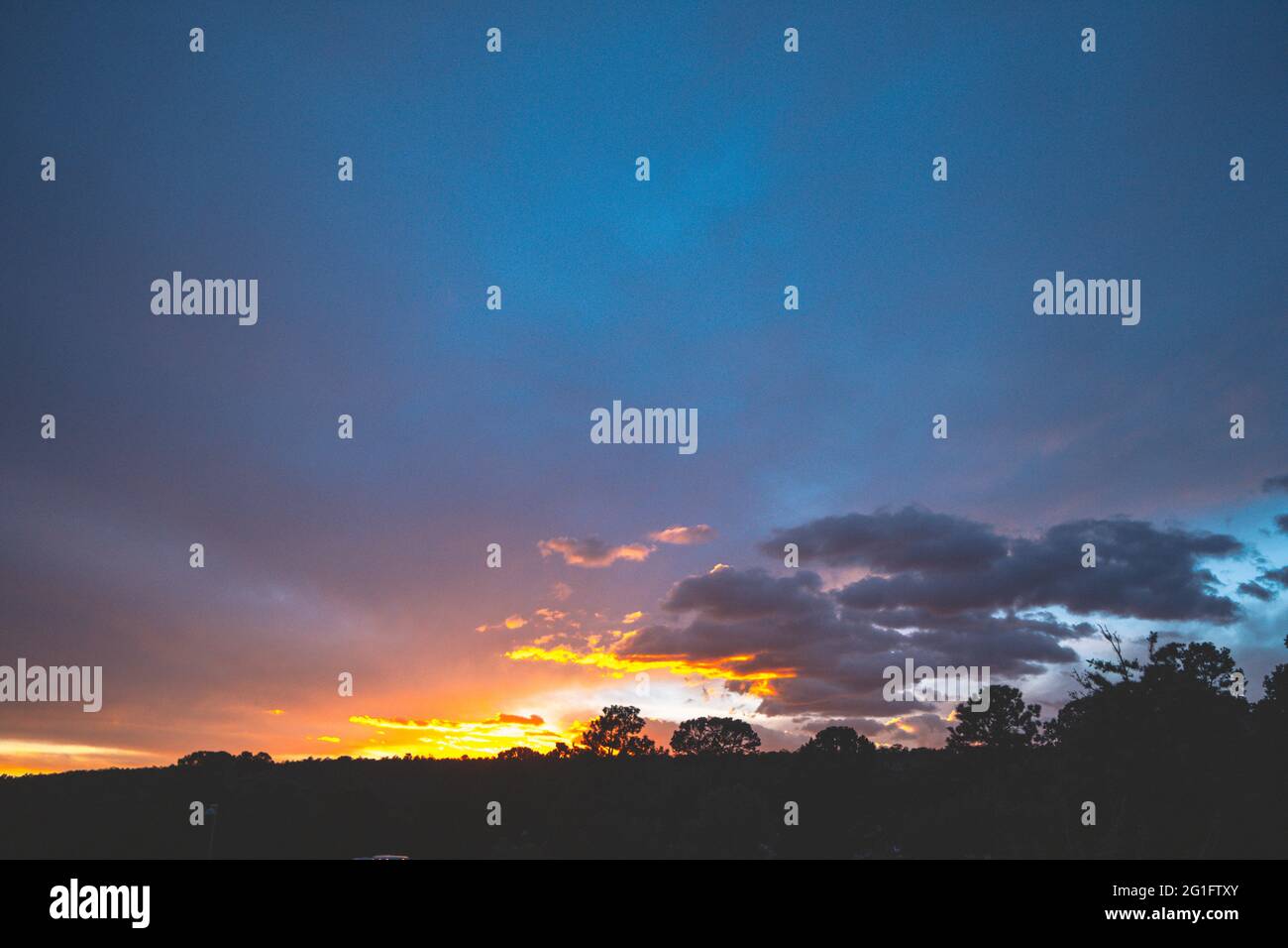 Sonnenuntergang Stockfoto