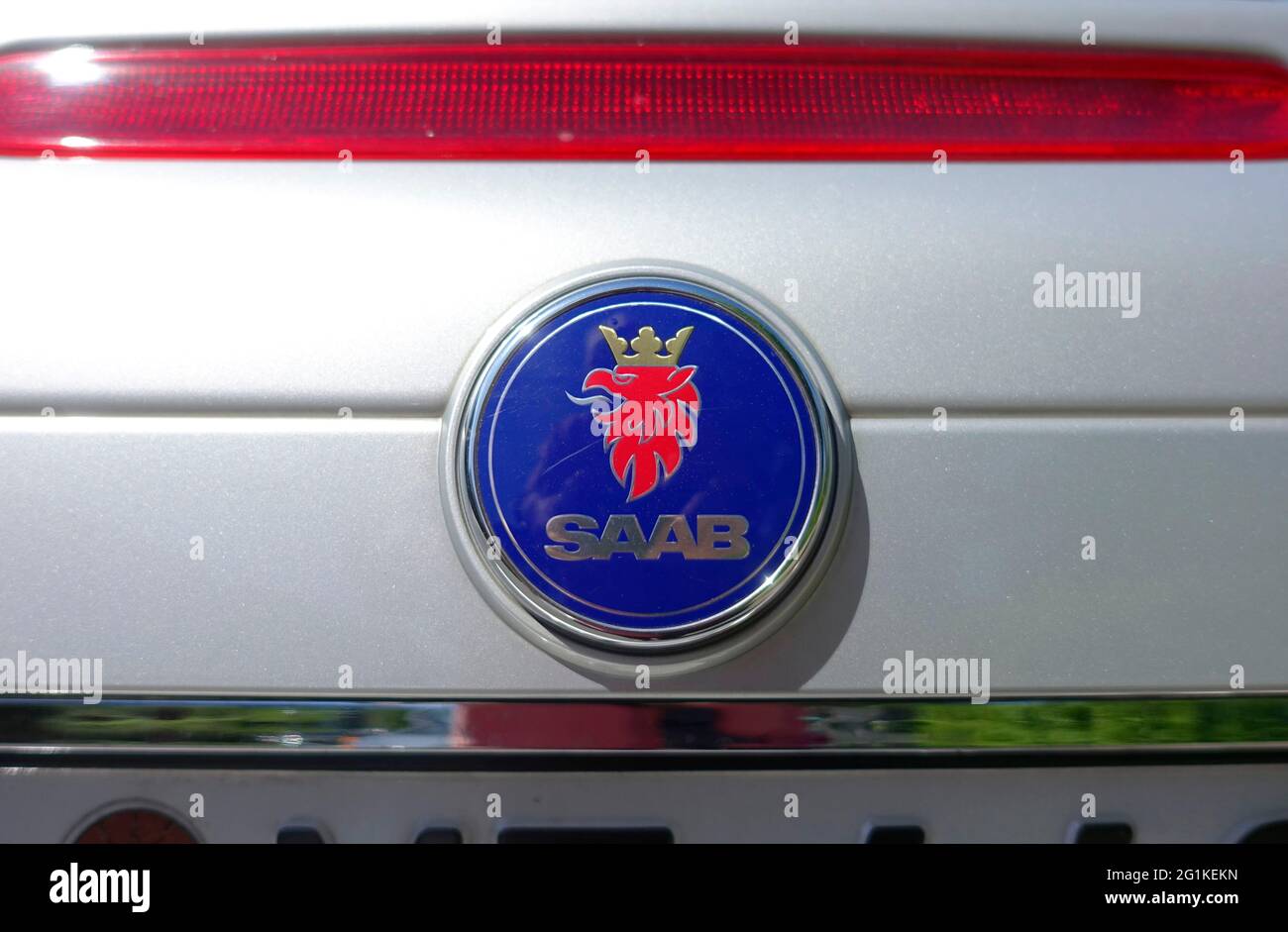 Saab Auto in Berlin Stockfoto