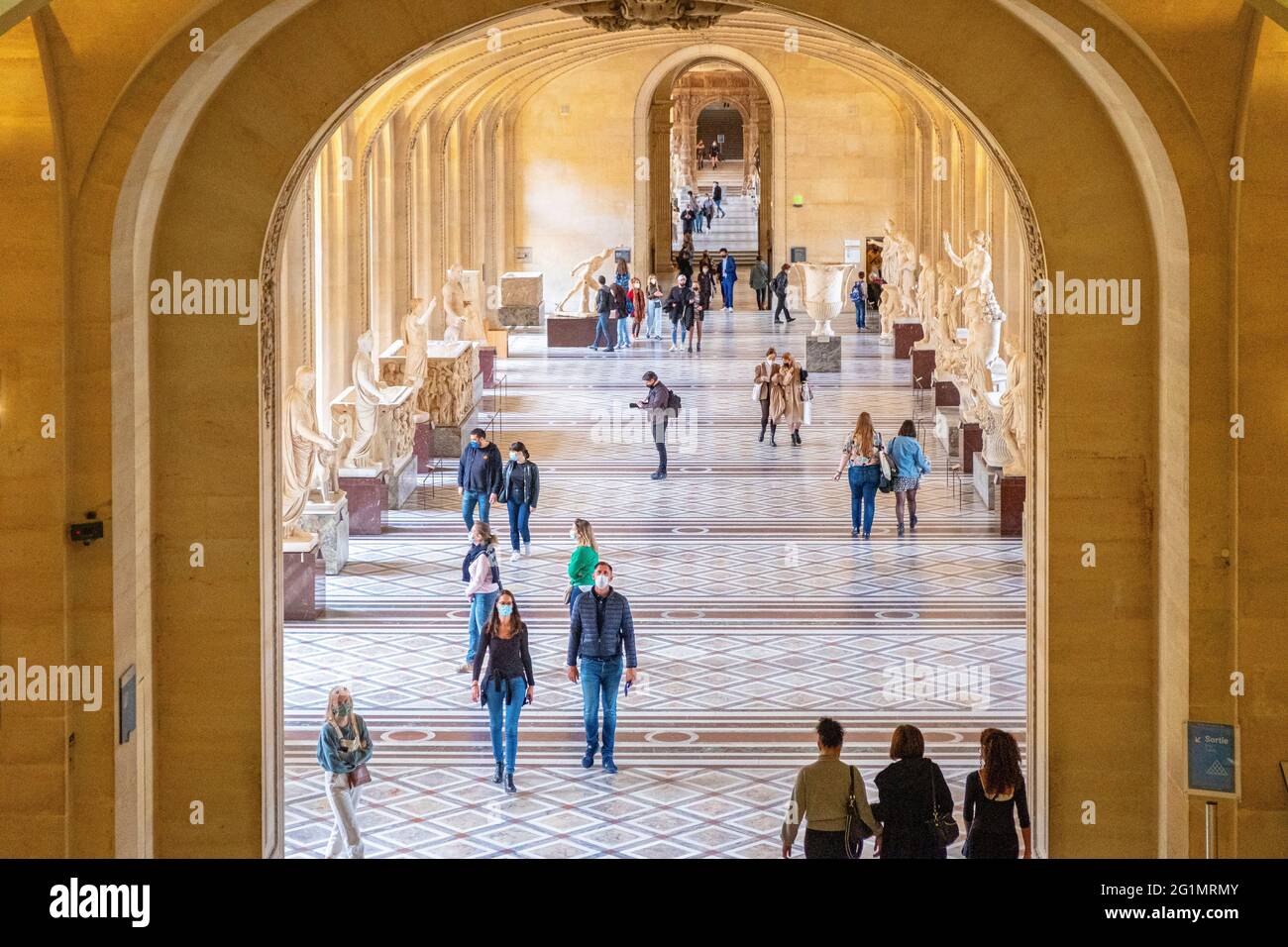 Frankreich, Paris, UNESCO-Weltkulturerbe, Louvre-Museum, griechische Antiquitäten Stockfoto