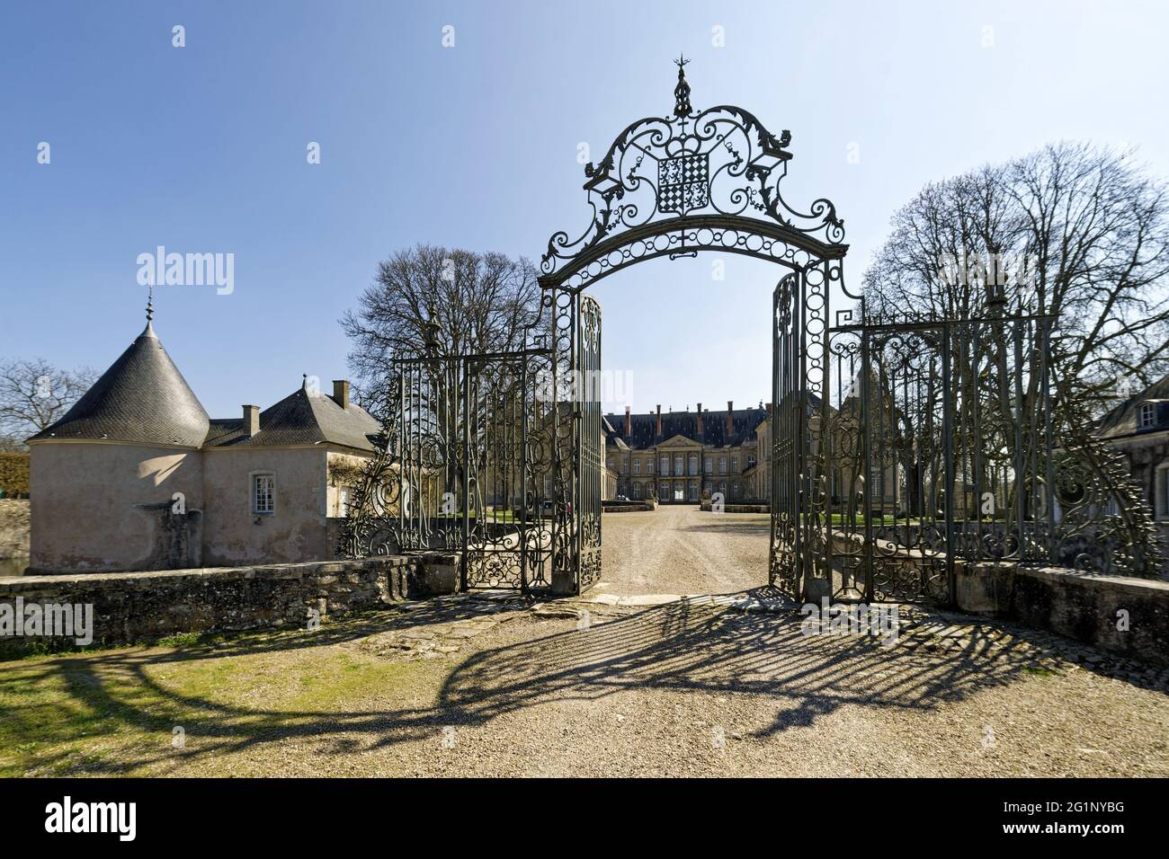 Frankreich, Meurthe et Moselle, Haroue, Burg von Craon auch Burg von Haroue oder Palast von Haroue genannt, erbaut zwischen 1720 und 1732 vom Architekten Germain Boffrand Stockfoto