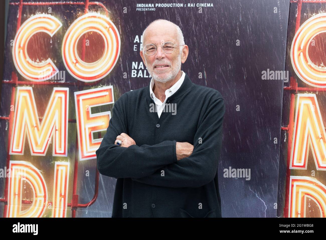 Rom, Italien. Juni 2021. Die italienische Regisseurin Gabriele Salvatores während der Fotoaufnahme des italienischen Films 'Comedians' in Rom (Foto: Matteo Nardone/Pacific Press/Sipa USA) Quelle: SIPA USA/Alamy Live News Stockfoto