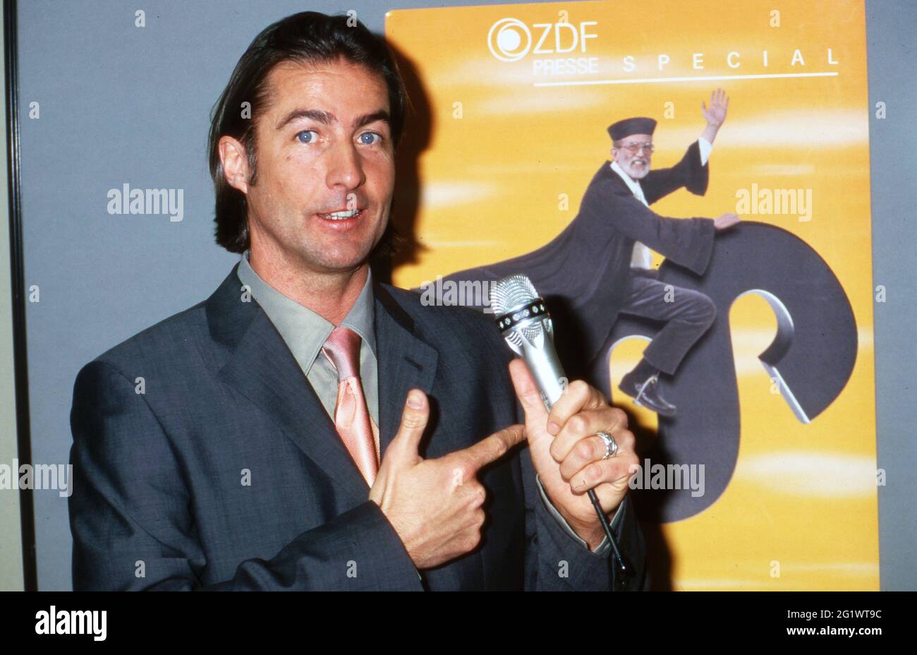 Streit um drei, Gerichtsserie, Deutschland 1999, Moderator Ekkehard Brandhoff Stockfoto