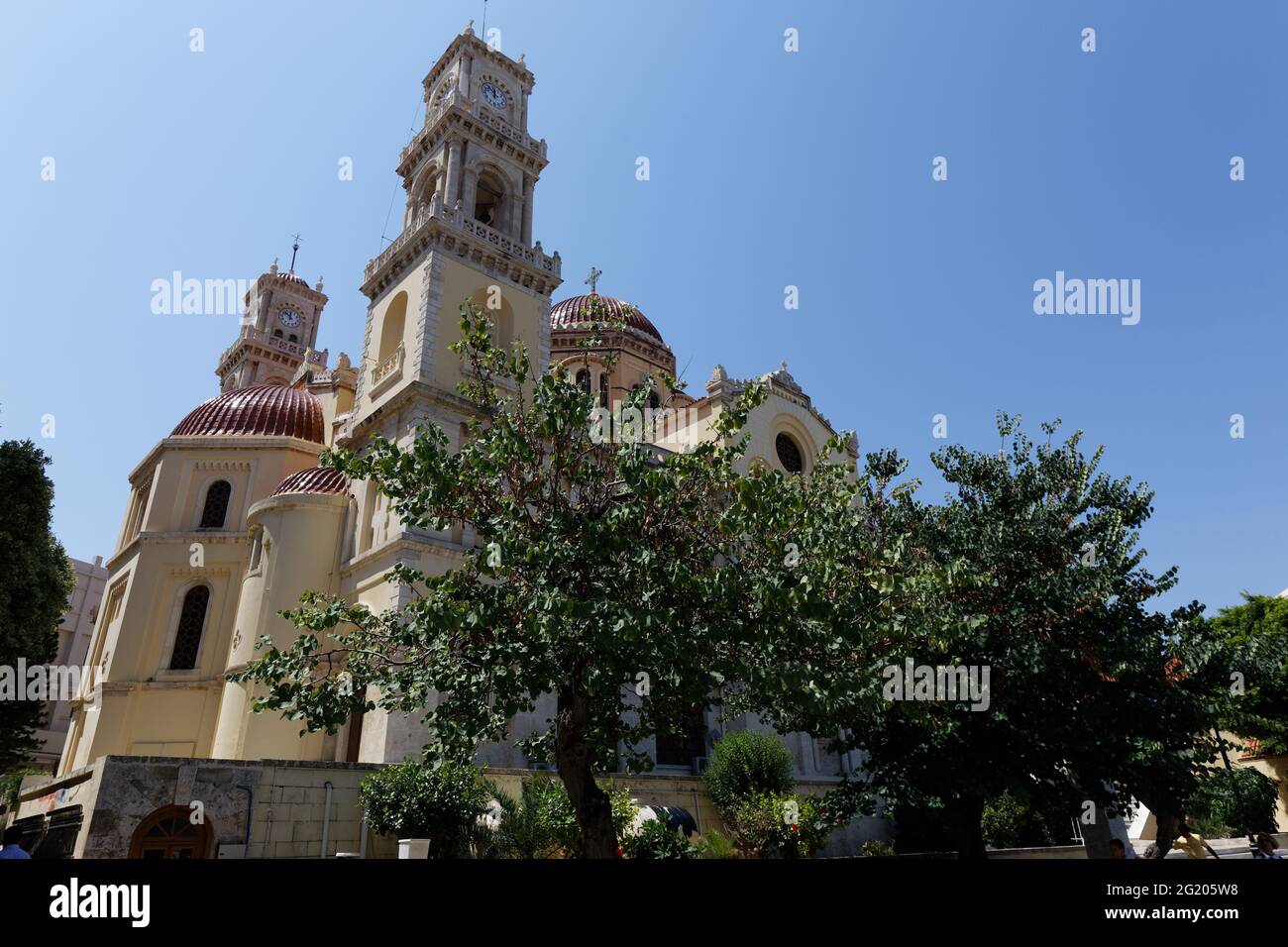 Kathedrale Von Agios Minas - Iraklio Heraklion Griechenland Stockfoto