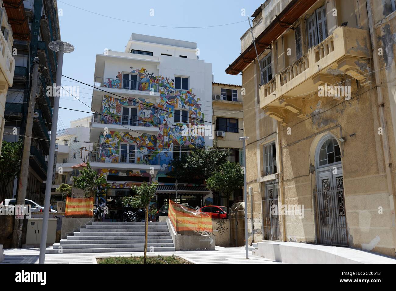Smirnis Iraklio - Heraklion Griechenland Stockfoto