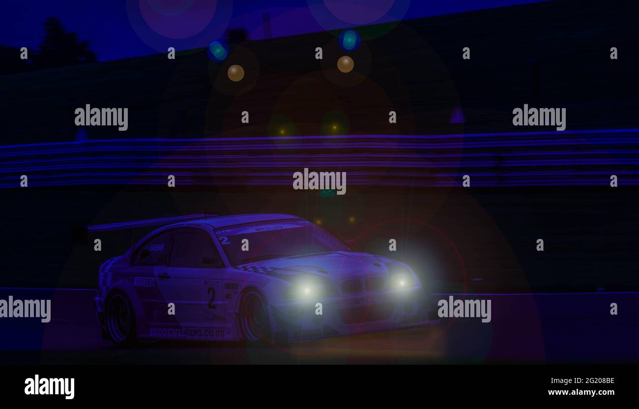 Einzelsitzer, Honda, Pick-up und Sportwagen-Rennen auf dem Oulton Park Raceway Motorsports Track, der Rennstrecke von Keshire Stockfoto