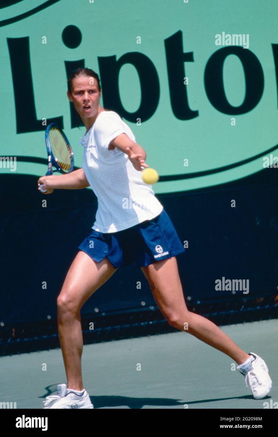 Deutsche Tennisspielerin Jana Kandarr, 1990er Jahre Stockfoto