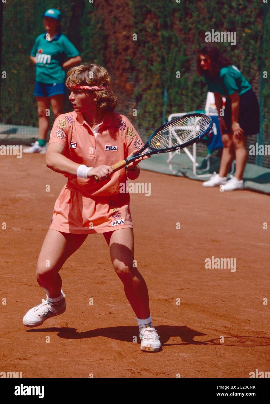 Italienische Tennisspielerin Sabina Cavina, Internazionali Roma 1992 Stockfoto