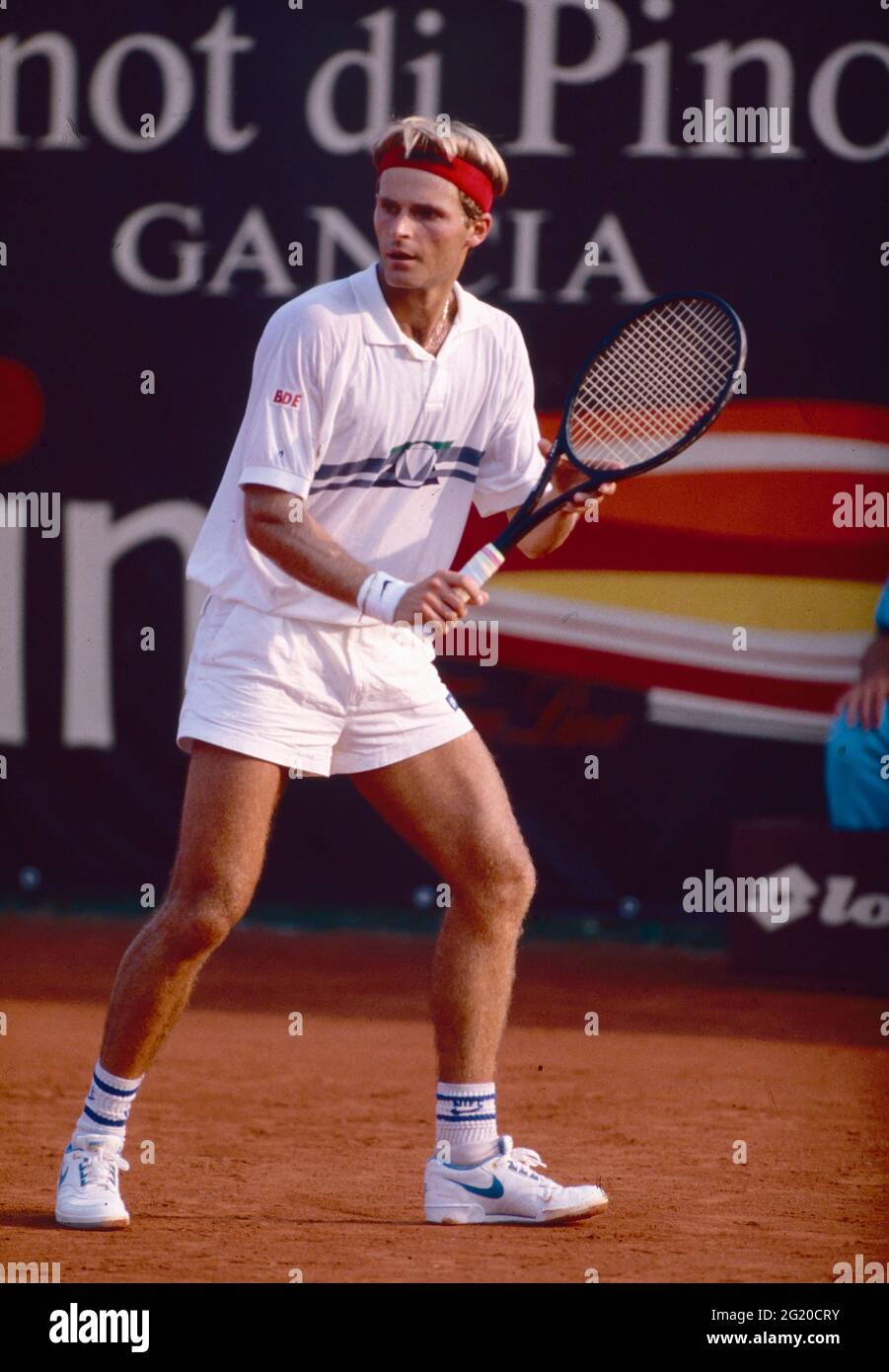 Französischer Tennisspieler Thierry Champion, 1990er Stockfotografie - Alamy