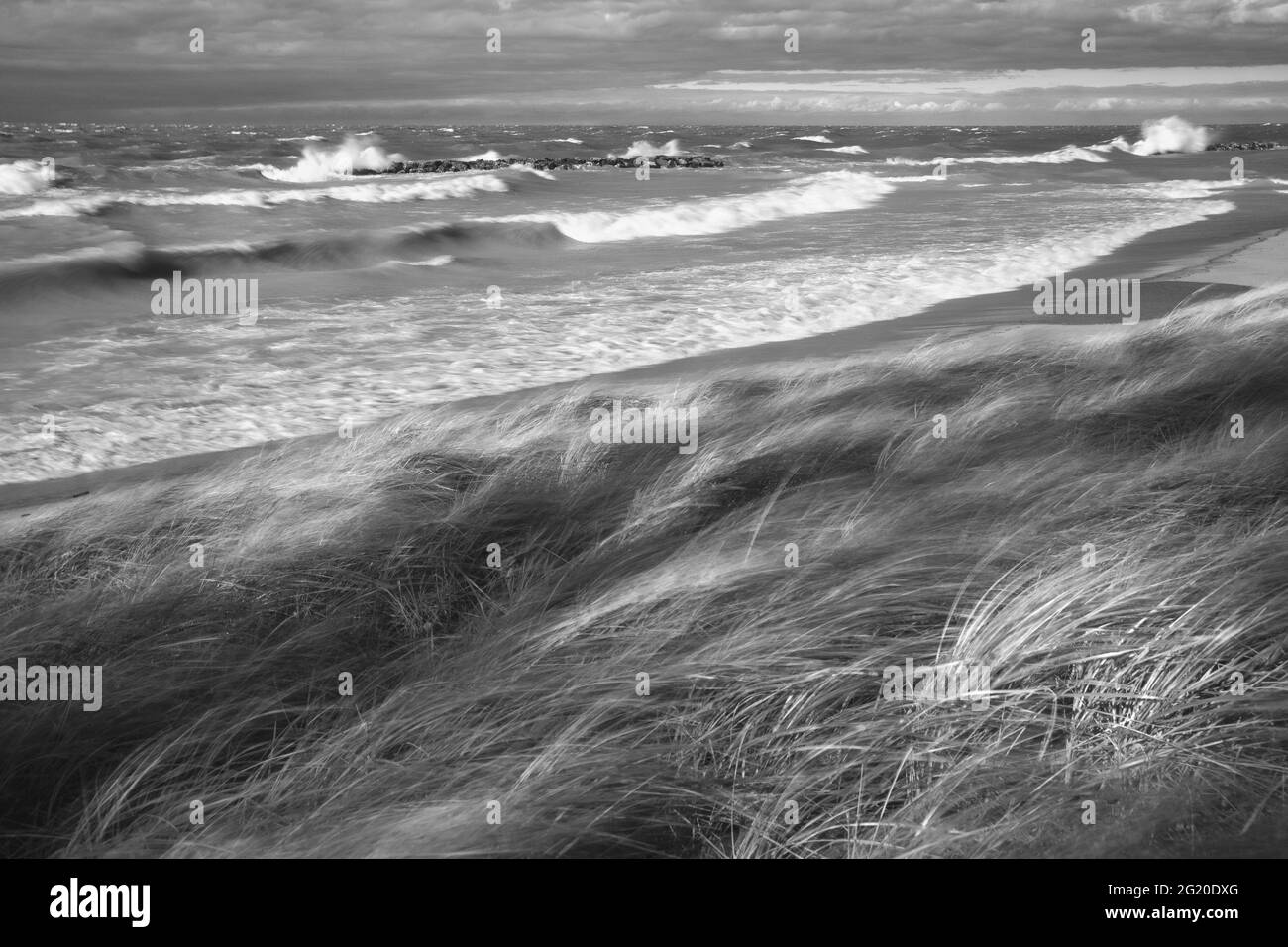 Presque Isle State Park November Storm #3 Stockfoto