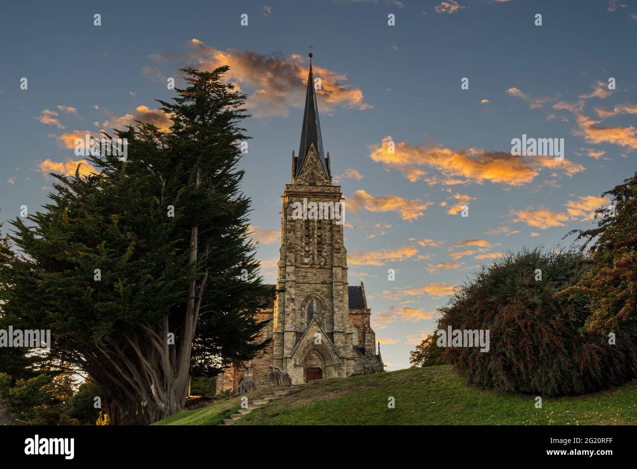 Die Kathedrale von Bariloche Stockfoto