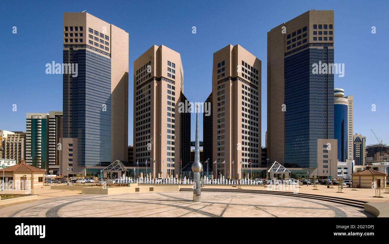 ADNOC ZADCO Bürogebäude Komplex in Abu Dhabi, VAE. Stockfoto