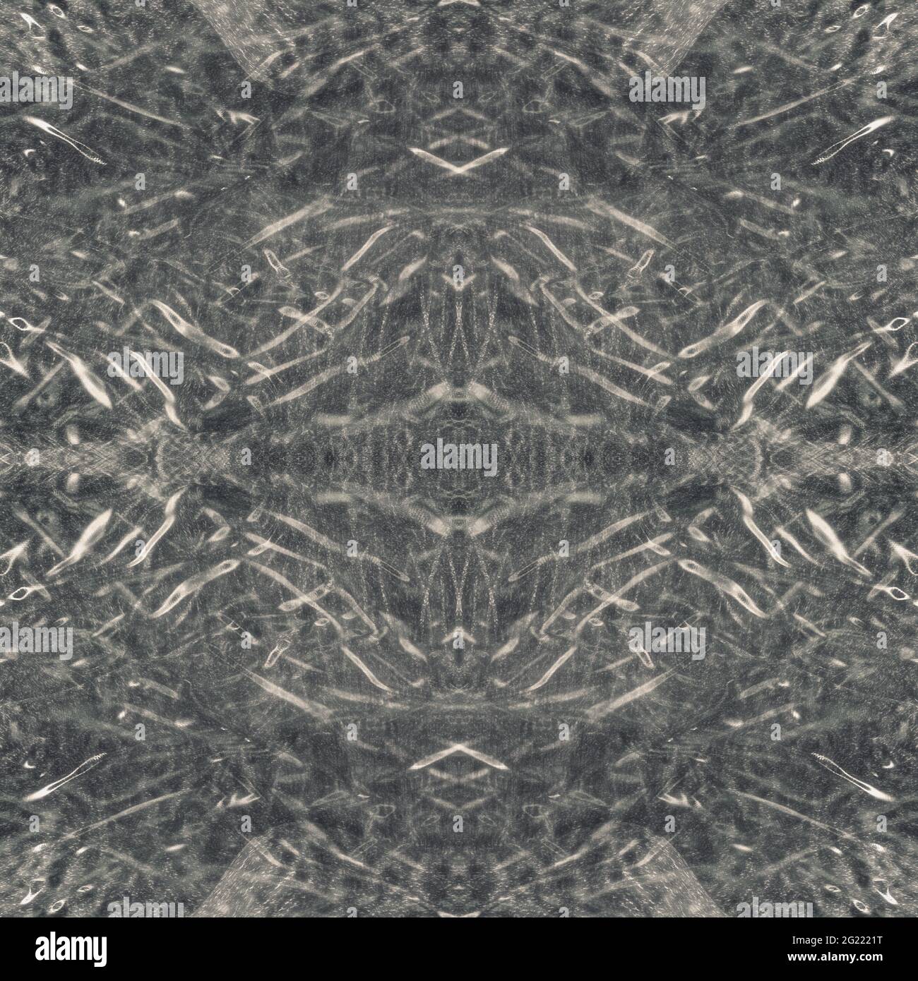 Ein abstraktes psychedelisch gemustertes Hintergrundbild. Stockfoto
