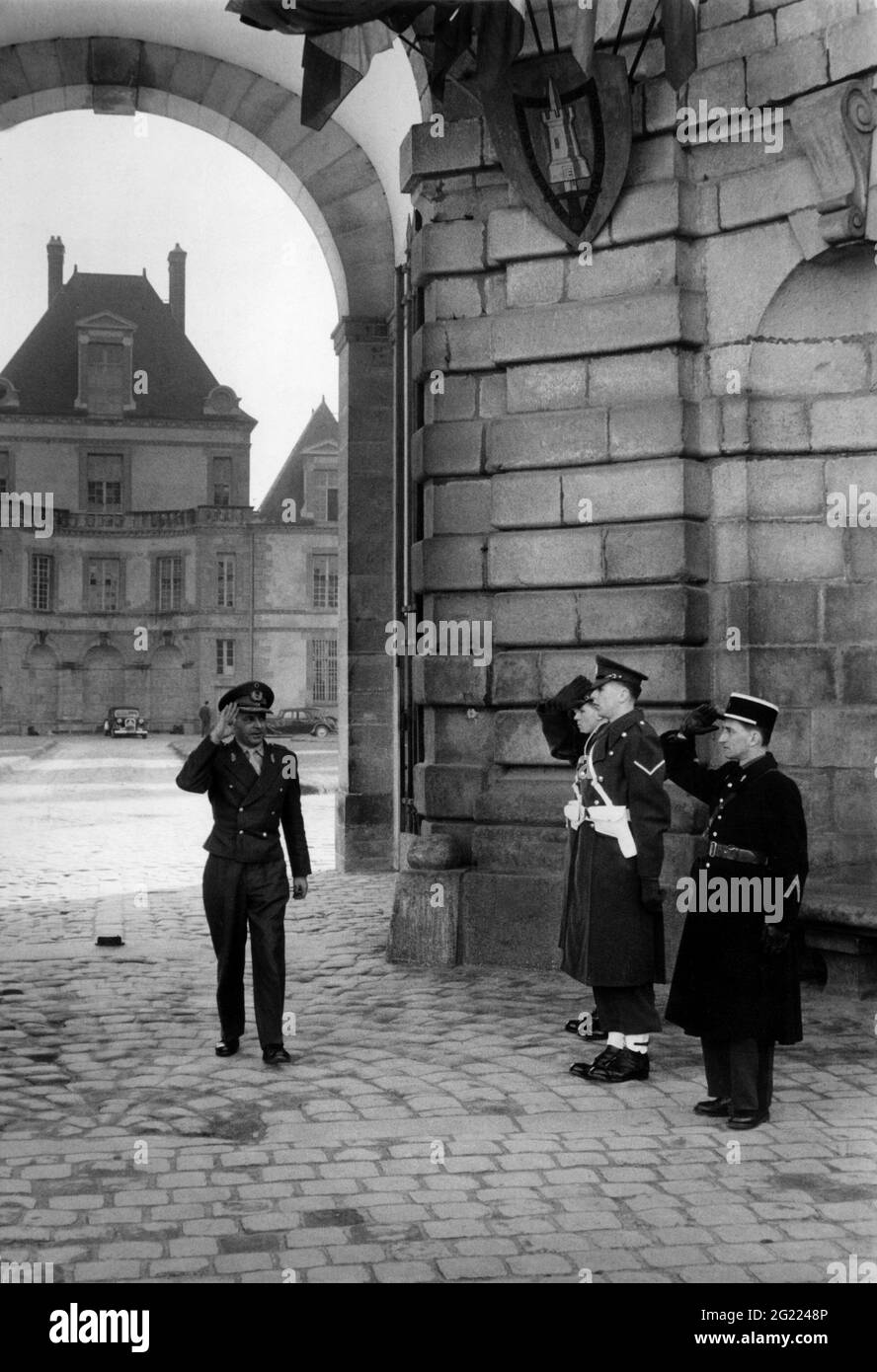 Politik, NATO, Supreme Headquarters Allied Powers Europe (SHAPE), Rocquencourt, Frankreich, ADDITIONAL-RIGHTS-CLEARANCE-INFO-NOT-AVAILABLE Stockfoto