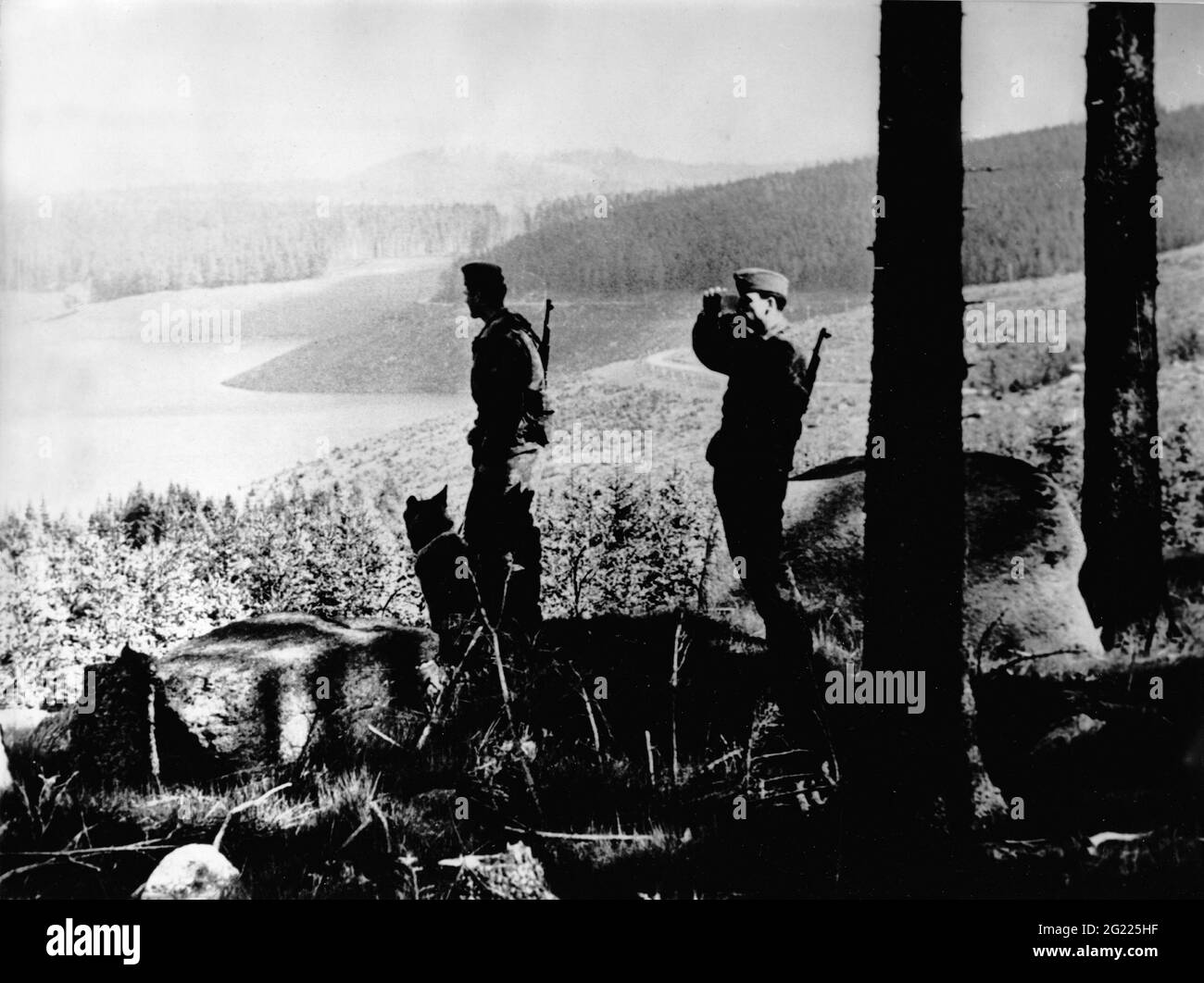 Geographie / Reisen, Deutschland, Ostdeutschland, Grenze, ZUSÄTZLICHE-RIGHTS-CLEARANCE-INFO-NOT-AVAILABLE Stockfoto