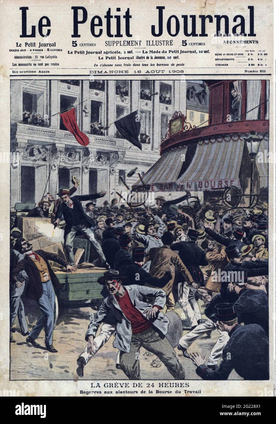 Presse / Medien, Zeitschriften, 'Le Petit Journal', 19 Band, Nummer 926, Bebilderte Beilage, Titel, ZUSÄTZLICHE-RIGHTS-CLEARANCE-INFO-NOT-AVAILABLE Stockfoto