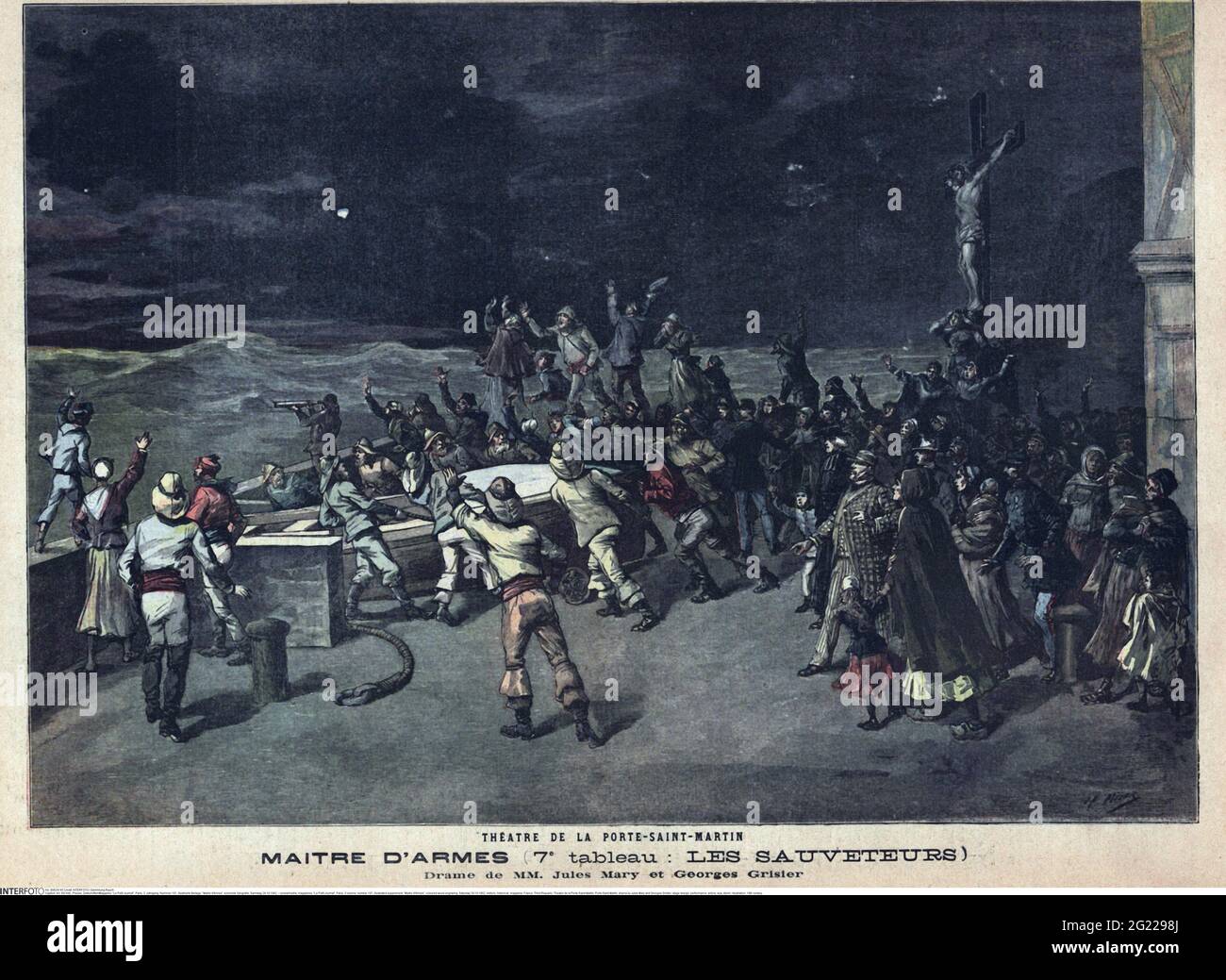 Presse/Medien, Zeitschriften, 'Le Petit Journal', Paris, 3 Band, Nummer 101, illustrierte Beilage, ZUSÄTZLICHE-RIGHTS-CLEARANCE-INFO-NOT-AVAILABLE Stockfoto