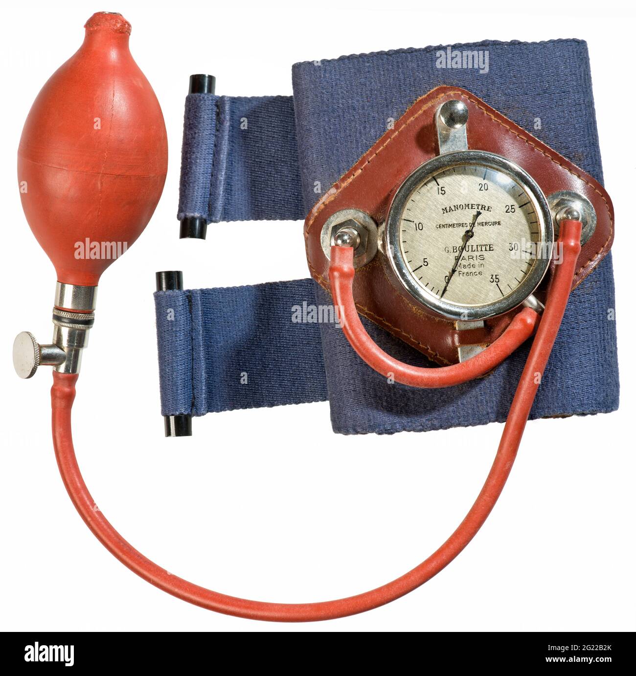 Medizin, Instrumente / Geräte, Blutdruckmessgerät, Frankreich, um 1935, ADDITIONAL-RIGHTS-CLEARANCE-INFO-NOT-AVAILABLE Stockfoto