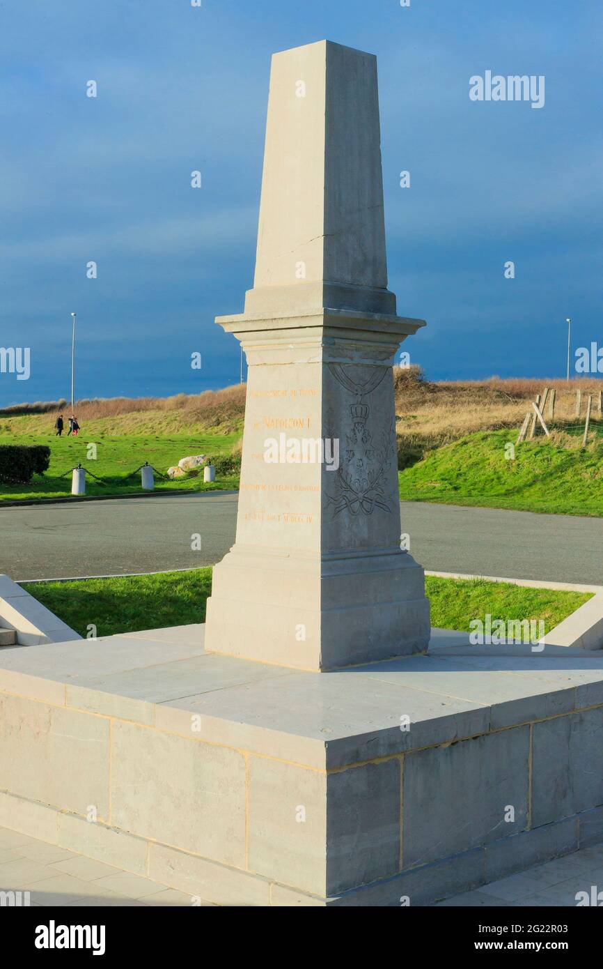Boulogne sur Mer (Nordfrankreich): Denkmal zu Ehren Napoleons Stockfoto