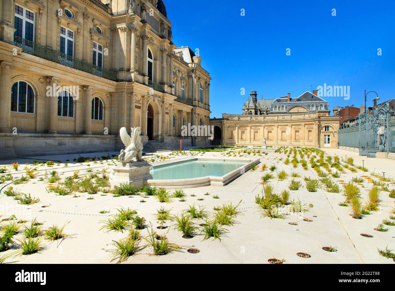 Amiens Frankreich (Nordfrankreich): Das „Musée de Picardie“ (Picardie-Museum) Stockfoto