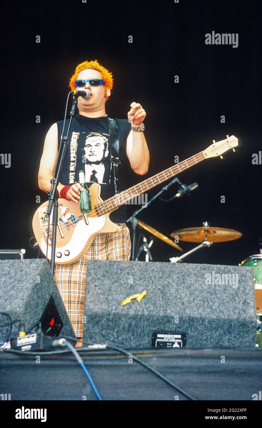 NOFX beim Reading Festival 2002 Stockfoto