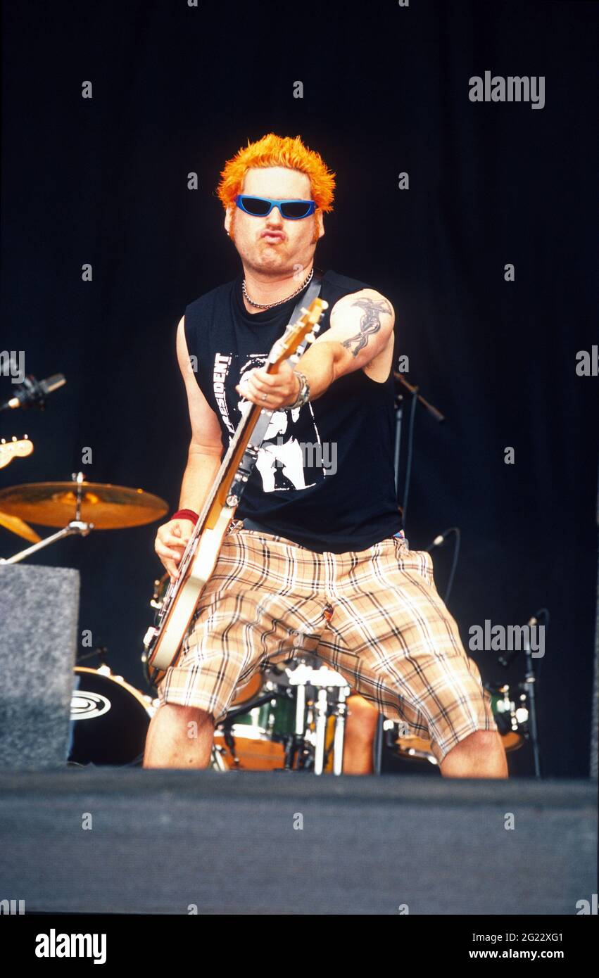 NOFX beim Reading Festival 2002 Stockfoto