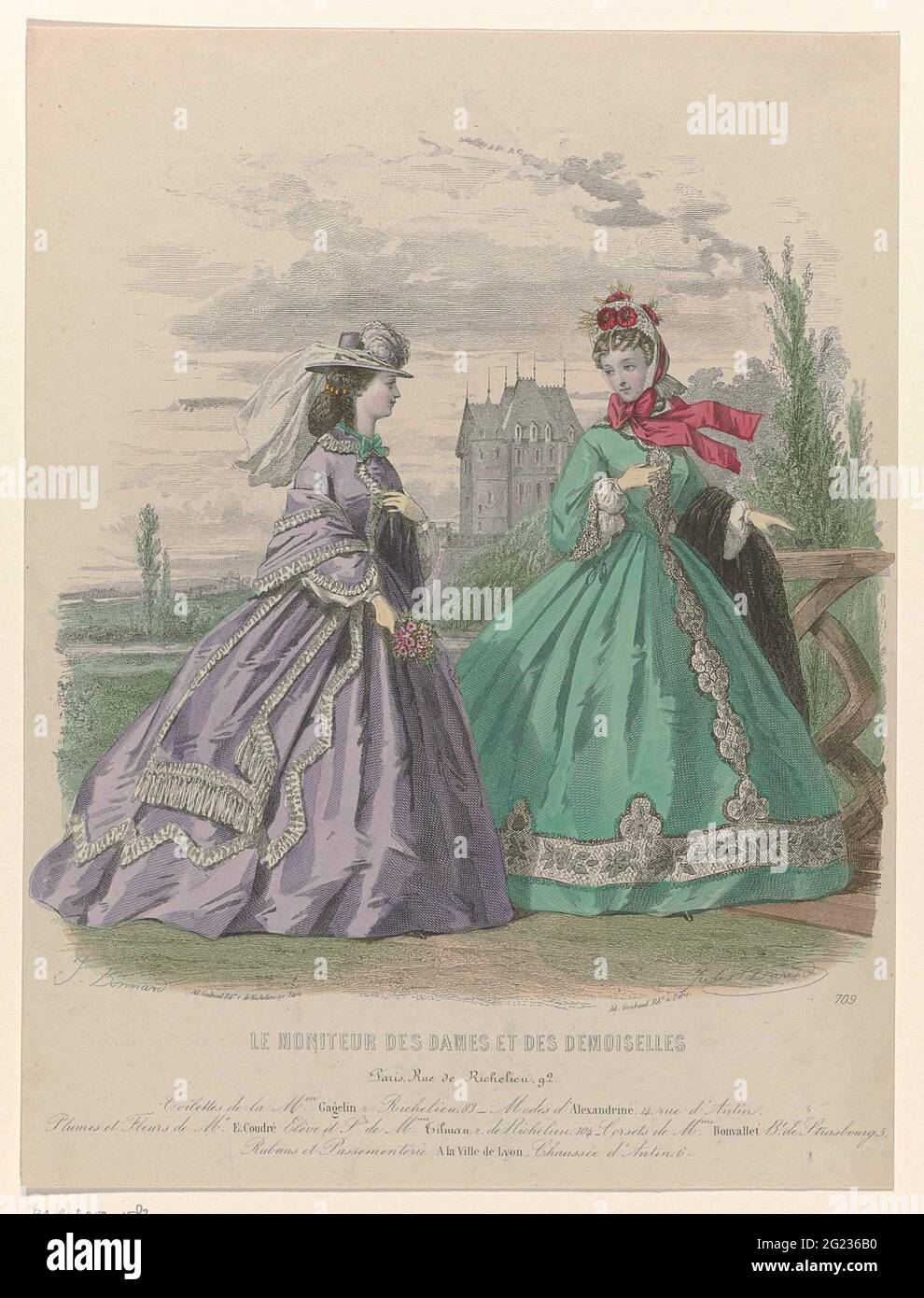 Eine Explosion Von Modemagazinen. Ab Den 1850Er Jahren Wurden  Modezeitschriften Erschwinglicher Und Gewonten Eine Breitere Leserschaft.  Die Erfindung Der Nähmaschine Um 1850 Machte Es Den Menschen Leichter, Ihre  Eigene Kleidung Zu Machen.