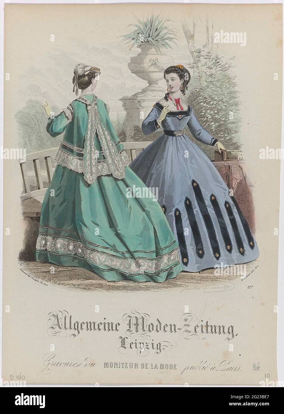 Eine Explosion Von Modemagazinen. Ab Den 1850Er Jahren Wurden  Modezeitschriften Erschwinglicher Und Gewonten Eine Breitere Leserschaft.  Die Erfindung Der Nähmaschine Um 1850 Machte Es Den Menschen Leichter, Ihre  Eigene Kleidung Zu Machen.