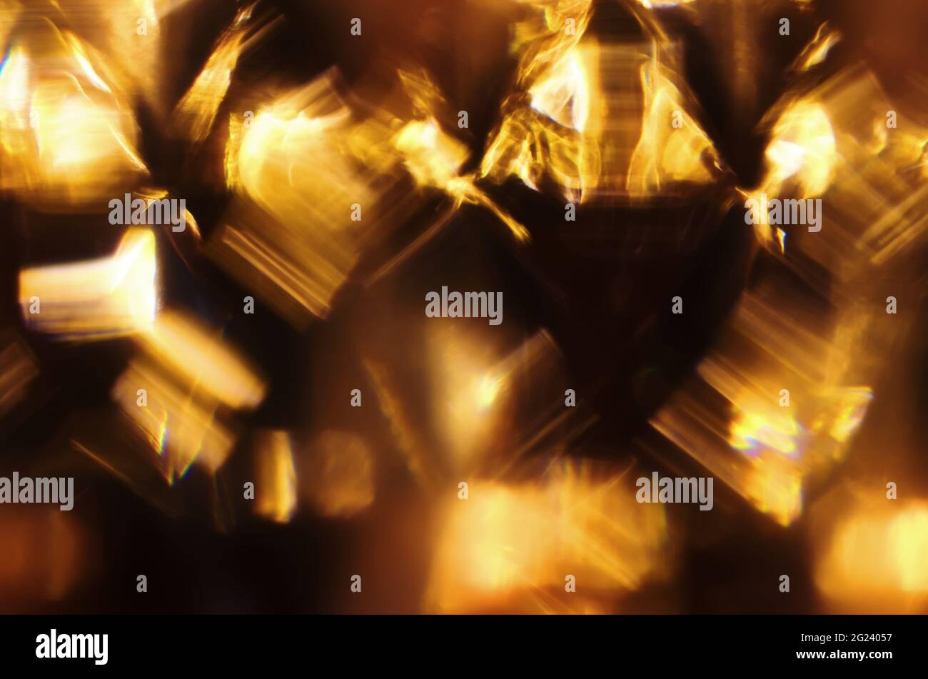 Hintergrund des goldenen Lichts Stockfoto