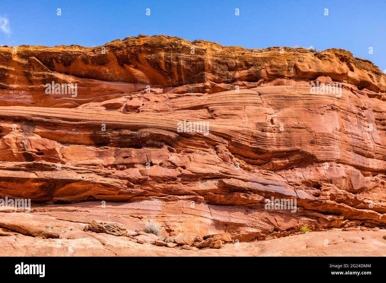 USA, Utah, Escalante, Red Rock Sandstone Formations in Grand Staircase-Escalante National Monument Stockfoto