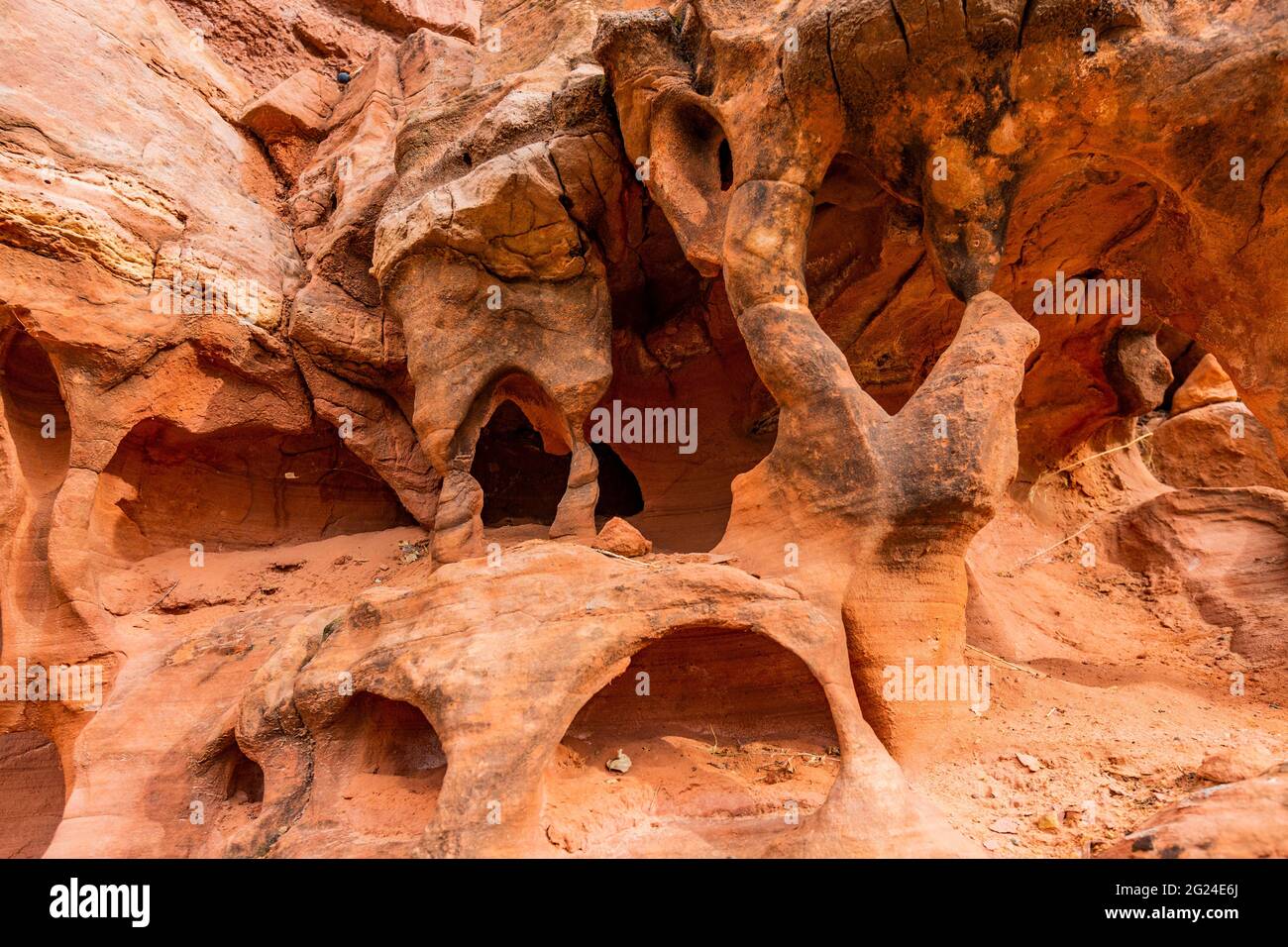 USA, Utah, Escalante, Sandsteinformationen im Grand Staircase-Escalante National Monument Stockfoto