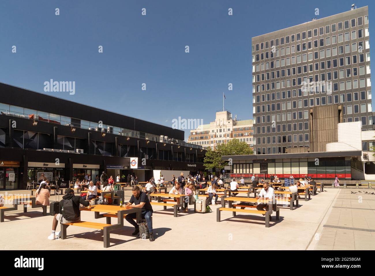 Euston Bahnhof, london, england Stockfoto