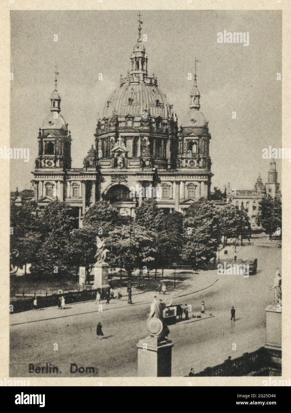 Altes Foto von Berlin. Berliner Dom. Supreme Parish and Collegiate Church, 1930er Jahre Stockfoto