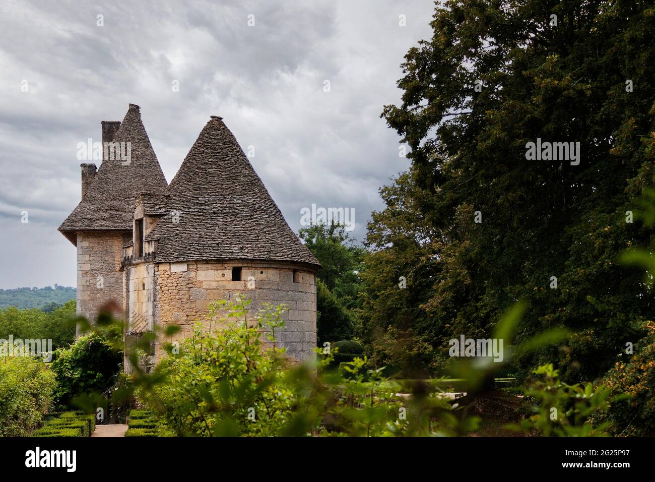 Schloss Losse, verschiedene Sehenswürdigkeiten, Frankreich Stockfoto