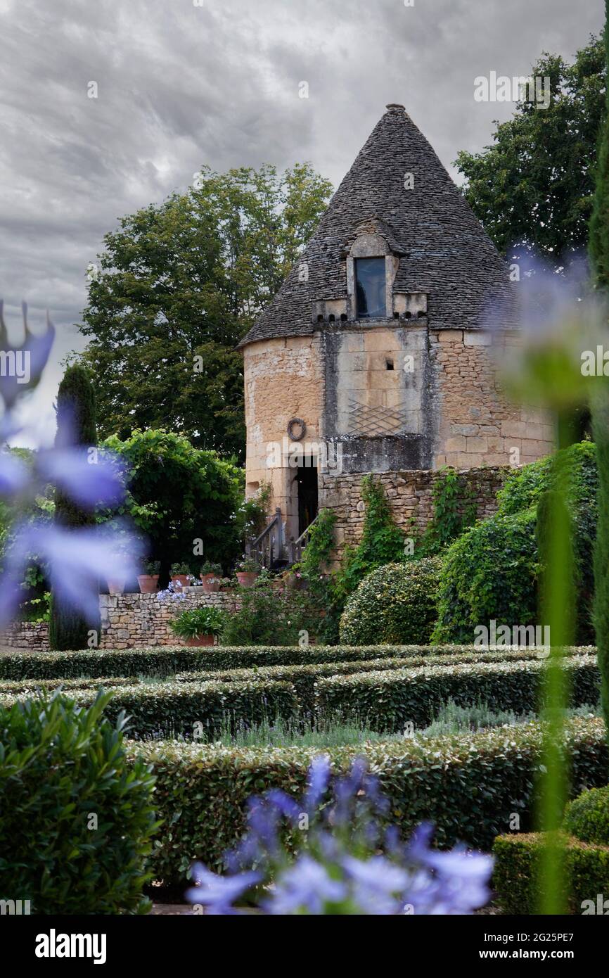 Schloss Losse, verschiedene Sehenswürdigkeiten, Frankreich Stockfoto