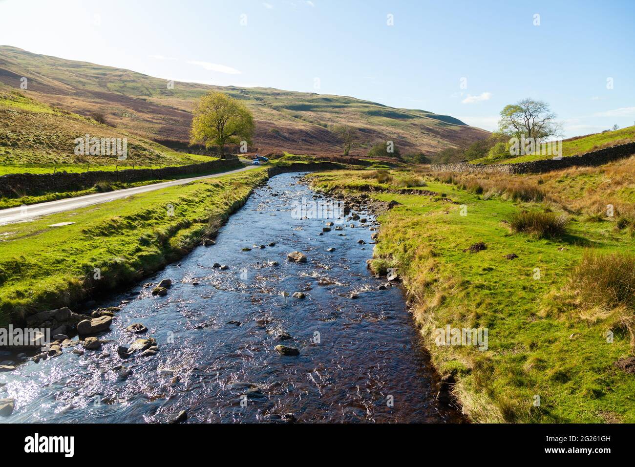 Barbon Beck, ein Bach in der Nähe von Kirkby Lonsdale Stockfoto