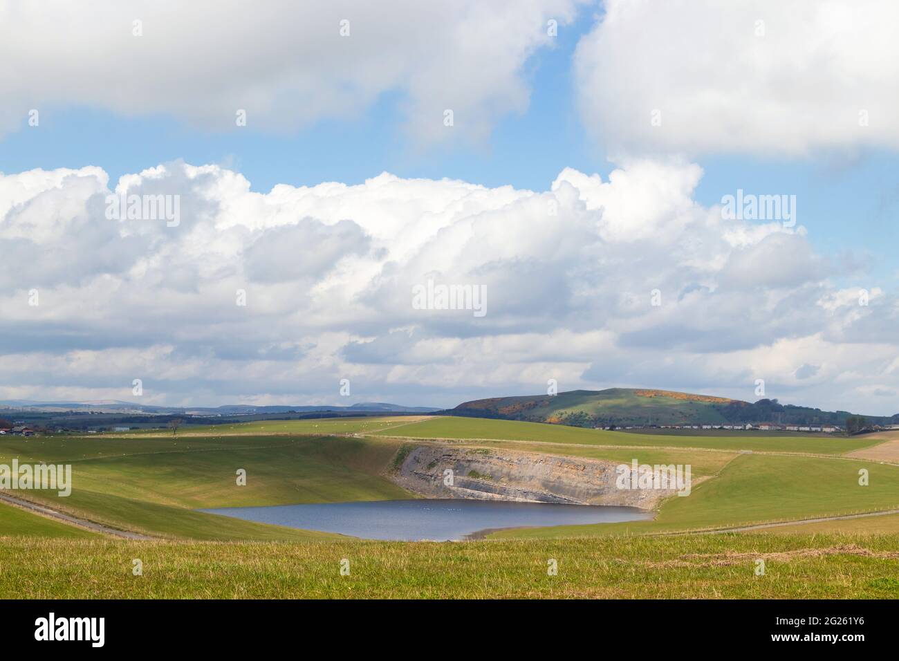 Das ehemalige Tagebaugelände bei Muir Dean bei Crossgates, Fife, Schottland Stockfoto