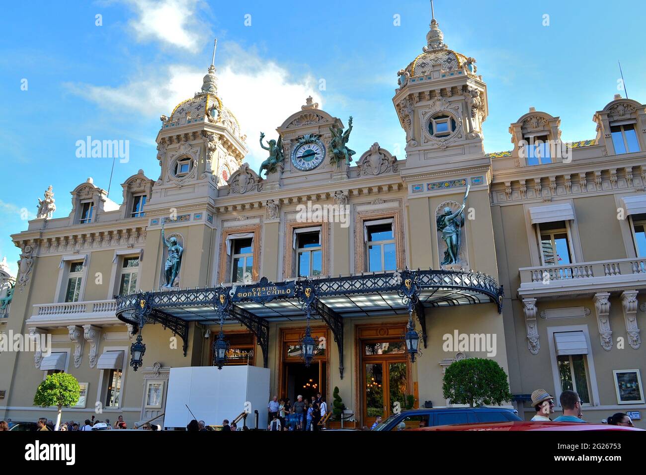 Blick auf Monte Carlo Stockfoto