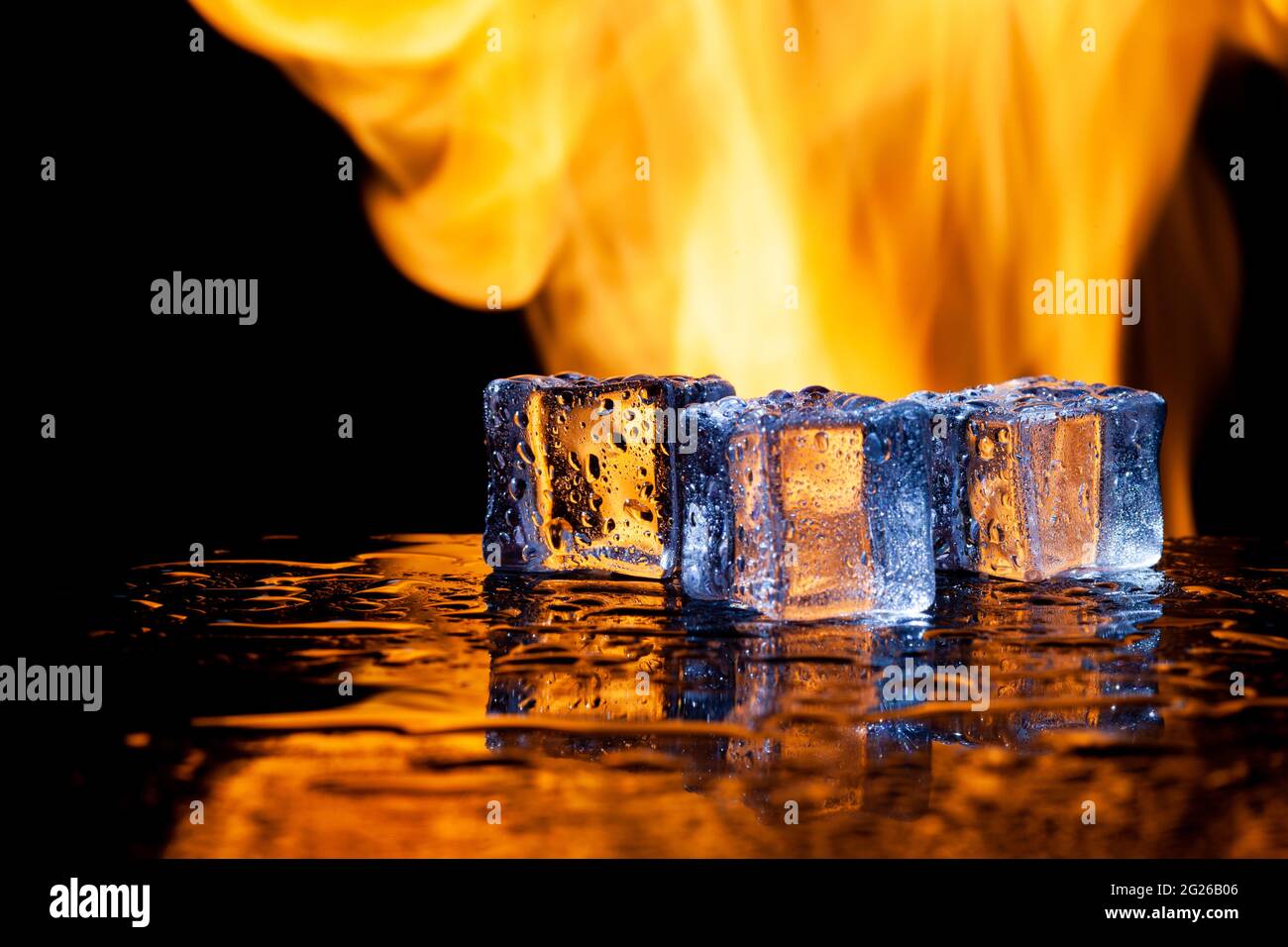 Feuer und Eis iPhone Hintergrund