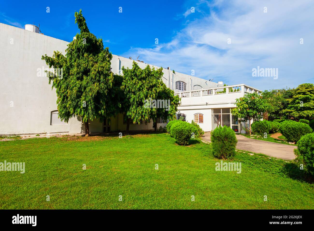 Indira Gandhi National Center for the Arts oder IGNCA ist eine staatliche Kunstorganisation in Neu-Delhi, Indien Stockfoto