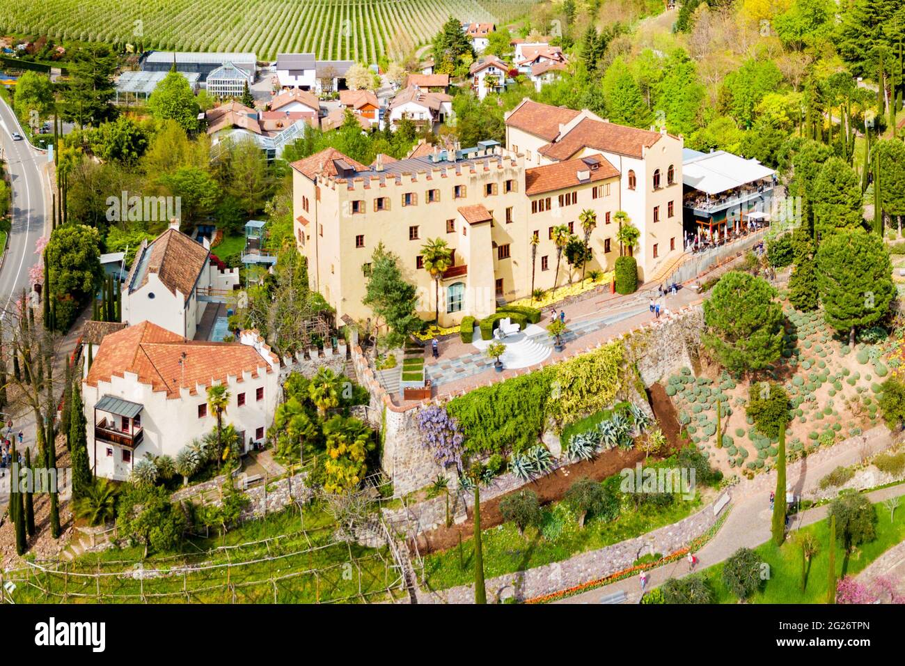 Botanischer garten von meran Fotos und Bildmaterial in hoher