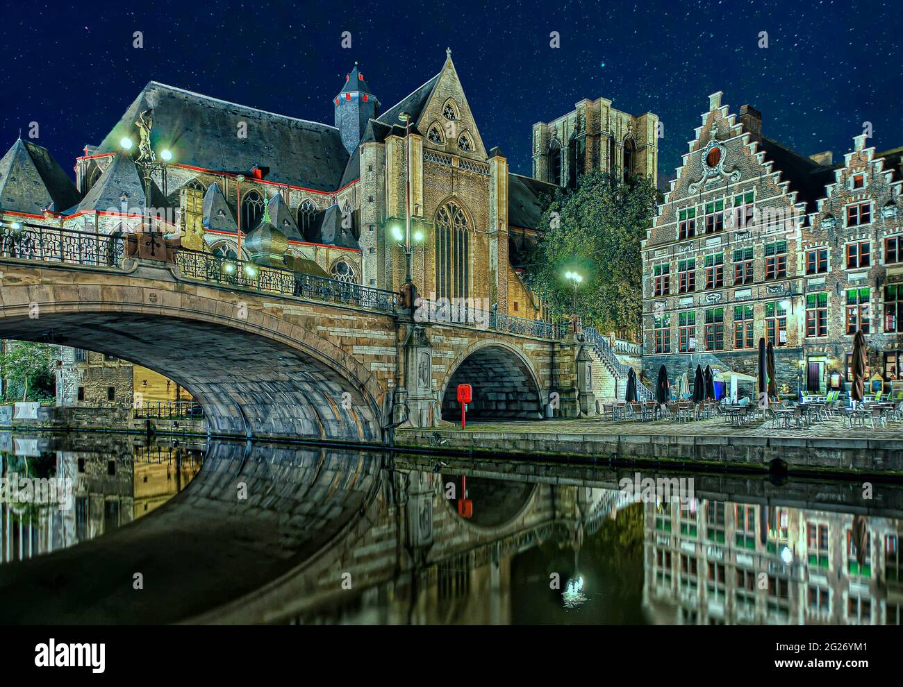 Gent-Flandern-Belgien Stockfoto