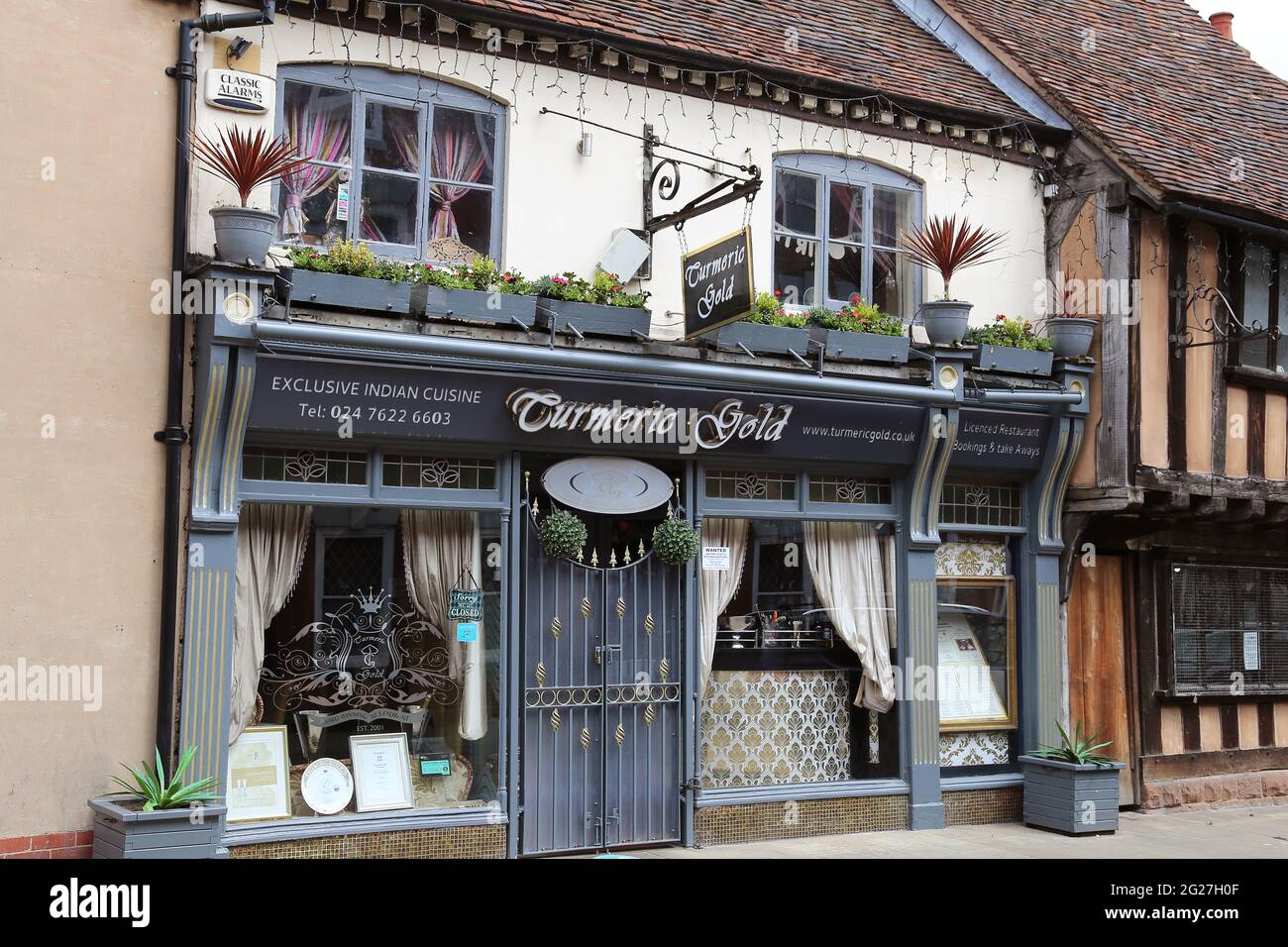 Indische Goldküche, Spon Street, Coventry, West Midlands, England, Großbritannien, Großbritannien, Europa Stockfoto