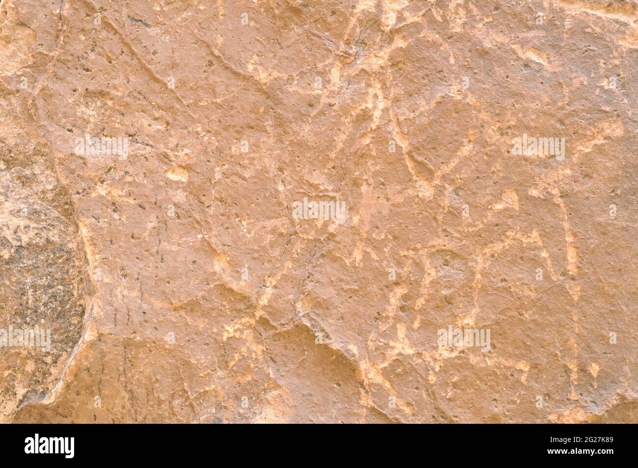 Raue braune Steinstruktur - Nahaufnahme Stockfoto