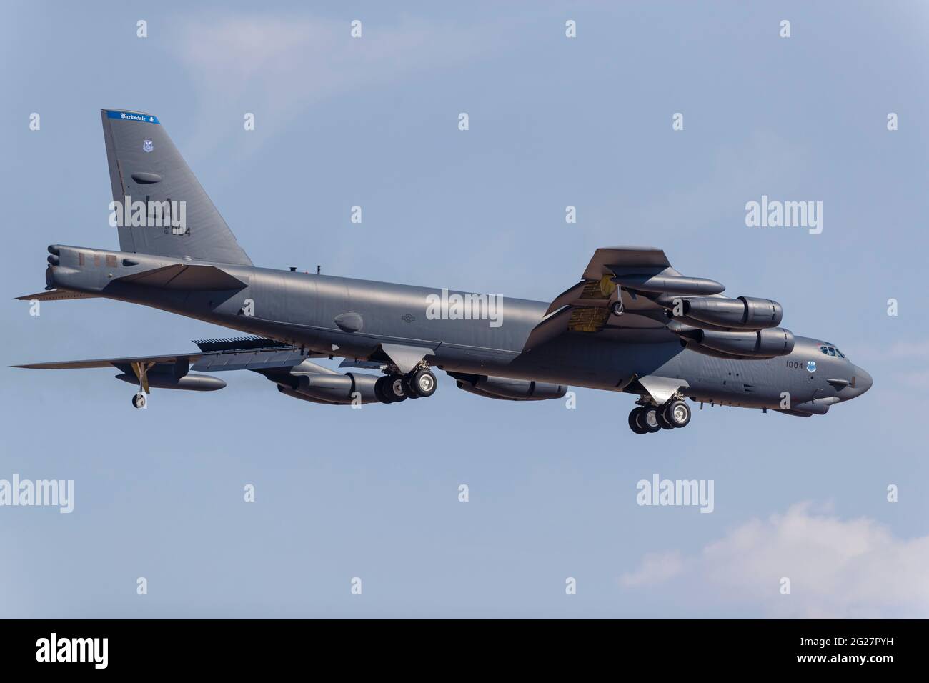 Eine B-52H-Stratofortress der US Air Force. Stockfoto