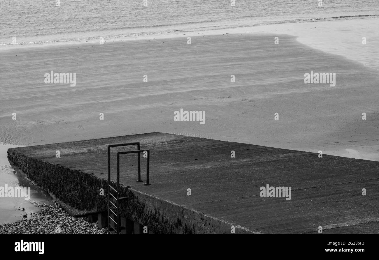 The Beach in Sheringham, North Norfolk, Großbritannien Stockfoto