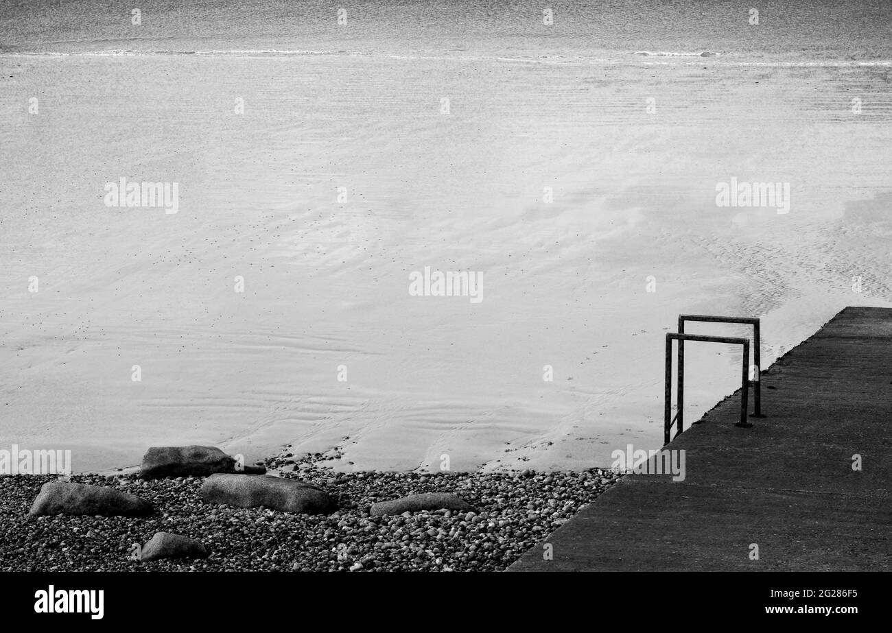 The Beach in Sheringham, North Norfolk, Großbritannien Stockfoto