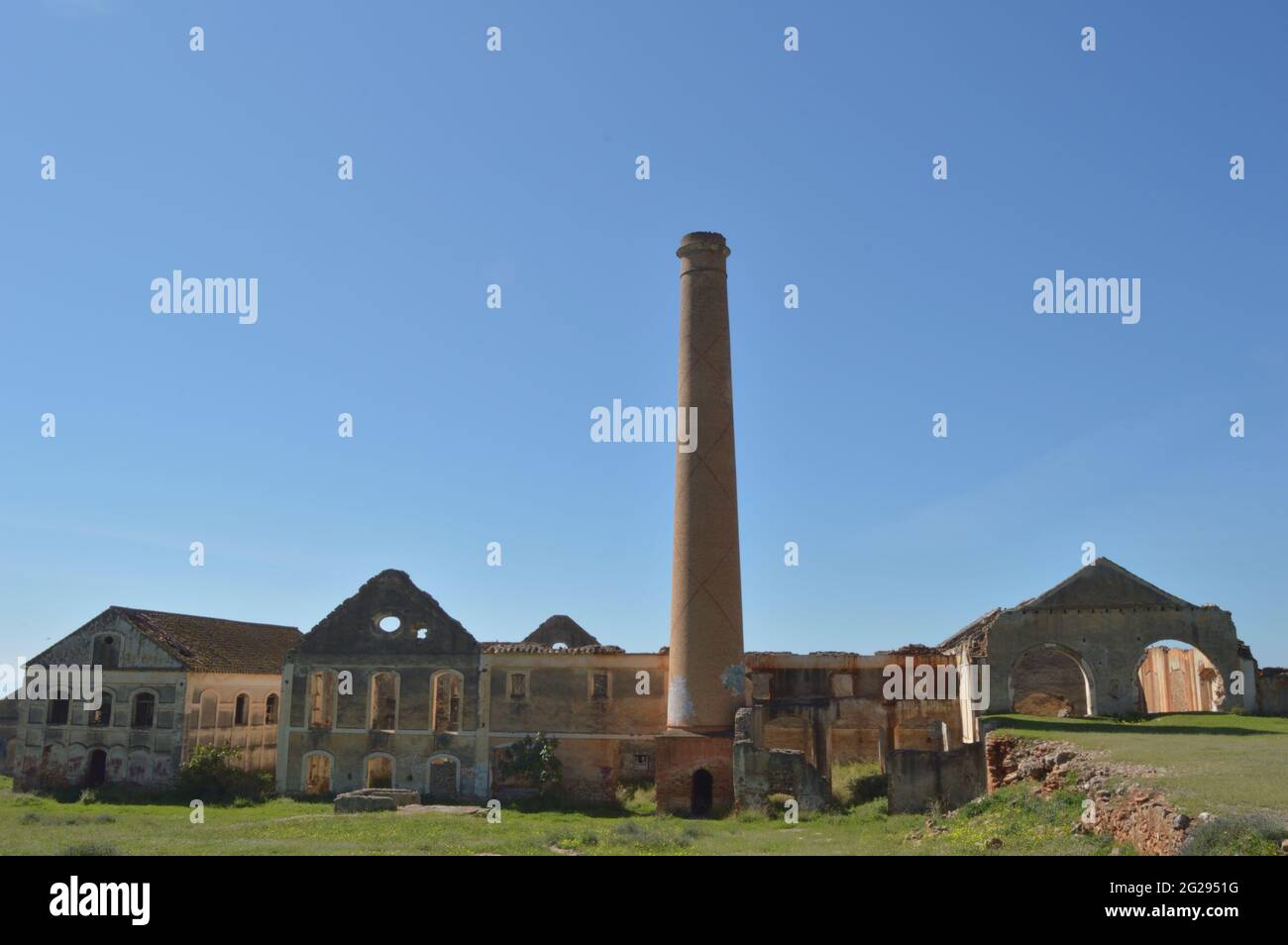 Verlassene Zuckerfabrik in Maro Stockfoto