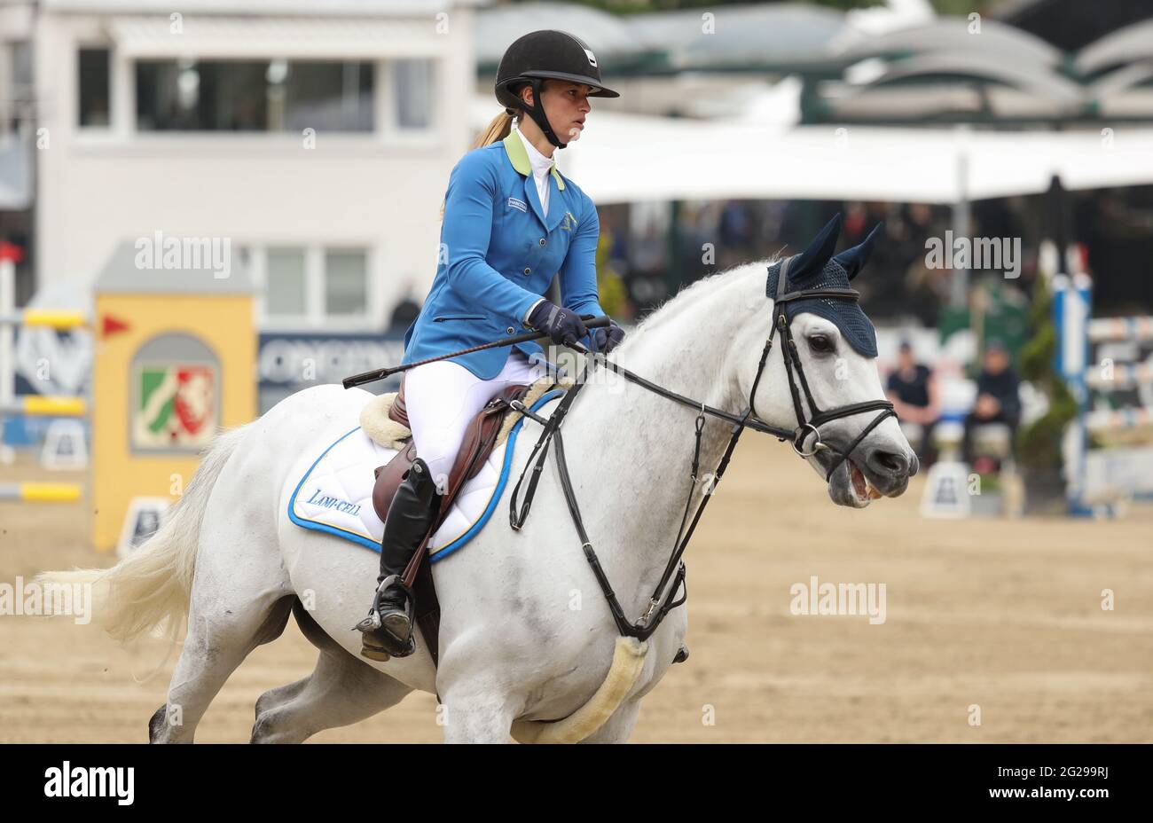 06. Juni 2021, Nordrhein-Westfalen, Balve: Pferdesport: Deutsche ...
